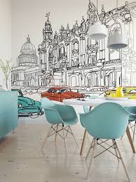 Create a perfectly inviting frame in your dining room with these dining room wall murals. Wall Murals Tracey Flynn