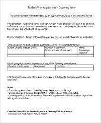 Immigration law does allow them some limited opportunities to work. Cover Letter For German Visa Application October 2021