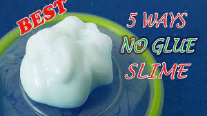 The most common ingredients used to make slime are borax, warm water, and glue. Real 5 Ways No Glue Slime 5 No Glue Slime Recipes No Glue No Borax No Cornstarch Top 5 Youtube