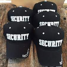 Wholesale Dealers Lot 5x Black Security Baseball Caps Hat Ht 89 5 Lot V Fashion Clothing Shoes Accessories Mensaccessories Ha Baseball Cap Hats Caps Hats