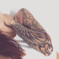 Sleeve Federtattoos Tatowierungen Tatowierte Models