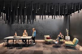 Black office desks look great in any design, but some of our favorites are traditional style executive desks and black office desks that have a hutch with lots of great cubby holes to hide paperwork. Studio O A S Design For The Slack Headquarters Puts Heads In The Clouds