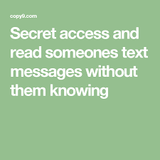 Secret Access And Read Someones Text Messages Without Them Knowing Cell Phone Hacks Iphone Hacks Smartphone Hacks