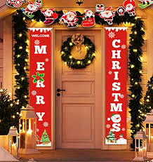 Use the red eye feature on your camera or ask your subject to. Merry Christmas Banners New Year Out Indoor Christmas Decorations Welcome Bright Ebay