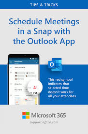 Scheduling Made Easy In Outlook Mobile In 2020 Microsoft Outlook Microsoft Outlook