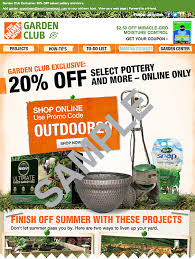 For signing up you will get $5 off your next lawn & gardening purchase of $50 or. Home Depot Preference Center Manage Preferences