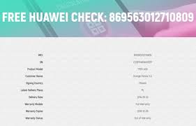 Bulk simlock, convert imei to serial, bulk model check etc. Huawei Warranty Carrier Checker Imei Info