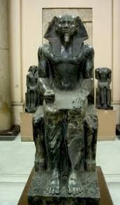 تمثال الملك خفرع فى المتحف المصرى بالقاهرة kemet egypt statue egyptian art