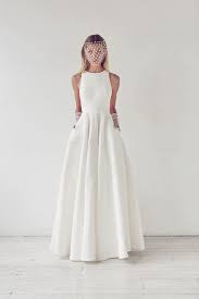 White Simple Satin Wedding Dress Floor Length Bridal Dress Sleeveless Wedding Dress Wedding Dresses Satin Floor Length Wedding Dress Wedding Dresses
