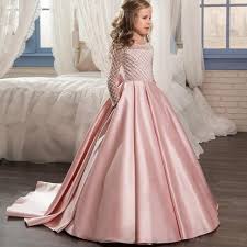 Kids Dresses For Girls Wedding Dress Teenagers Evening Party Princess Dress For Girls Easter Costume 4 5 6 7 8 9 10 11 12 Years In 2020 Girls Ball Gown Gowns For Girls Princess Dress Kids