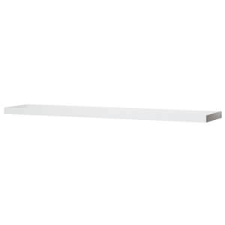 Homebase chrome plated glass shelf new (a)(a) £4.99. Floating Shelf White Matt 1200 X 240 X 38mm Homebase