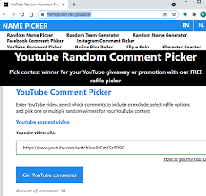 Use a random name picker for your winner selection process. 5 Free Online Random Comment Picker Websites