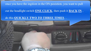 How To Reset Your Tmps Tire Pressure Monitoring System In A 2004 Chevy Impala Youtube