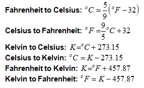 Celsius Farenheit Kelvin Conversion Equations Basically 0 C 32 F 273 15 K And Each 9 F 5 C Chemistry Help Physical Chemistry Medical Science