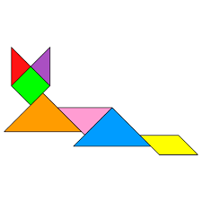Tangram Cat Lying Tangram Solution 9 Providing Teachers And Pupils With T Actividades Para Ninos Preescolar Tangram Figuras Geometricas Tangram Imprimible