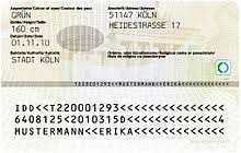 Benötigt wird die ausweisnummer beispielsweise bei reisebuchungen, bei abschlüssen von verträgen (z.b. Personalausweis Deutschland Wikipedia