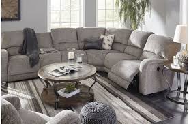 Pittsfield Fossil Raf Power Reclining Sectional From Ashley Coleman Furniture Living Room Recliner Living Room Furniture Layout Couches Living Room