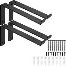 Quickly find the best offers for rustic shelf brackets on newsnow classifieds. Amazon Com Shelf Brackets Heavy Duty 1 4 Thick Rustic Black Iron Finish Includes Hardware 4 Pk Multiple Sizes Available 11 25 Home Improvement
