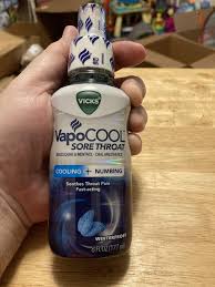 Vicks Vapocool Sore Throat Numbing Spray Medicine Winterfrost 6 Oz Walmart Com Walmart Com