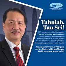 The malaysian public understands that proper measures need to be in place to ensure the safety of mother and baby; Congratulations Ybhg Tan Sri Dr Noor Hisham Abdullah Director General Of Health Malaysia And Board Of Director At Ijn We Along With Our Nation Are Proud Of Kkm S Dedication Hard Work And
