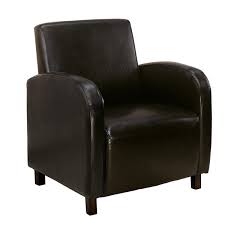 Acme brancaster accent chair with swivel in retro brown and aluminum 96554. Monarch Specialties Monarch Accent Chair 29 In X 32 5 In Faux Leather Brown Rona