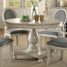 Perfect condition except for two small chips. Siobhan Round Dining Table Antique White Furniture Of America Furniture Cart