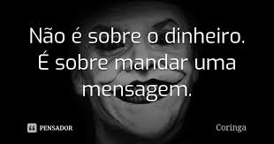 Nao E Sobre O Dinheiro E Sobre Coringa