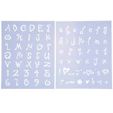 Find many great new & used options and get the best deals for 26pcs letter stencils for painting on wood alphabet stencils 3 inch large at the best online . Sophie Alphabet Stencils 1 Hobby Lobby 27056