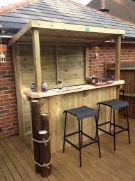 Tanalised Garden Bar Gazebo Fully T G Cladding Outdoor Bar Home Bar Garden Pub Outdoor Garden Bar Diy Outdoor Bar Bar Shed
