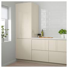 Ikea grey gloss kitchen cabinets. Ikea Voxtorp White Gloss Kitchen Novocom Top
