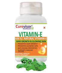 Vitamin e oil is distinct from vitamin e supplements because it is applied directly to the skin. Curevisor Vitamin E 600 Iu Skin Hair 60 No S Vitamins Softgel Buy Curevisor Vitamin E 600 Iu Skin Hair 60 No S Vitamins Softgel At Best Prices In India Snapdeal