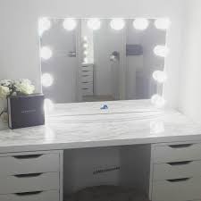 Hollywood mirror with lights dressing vanity makeup desk table bright 12 led. Hollywood Vanity Mirror Cheap