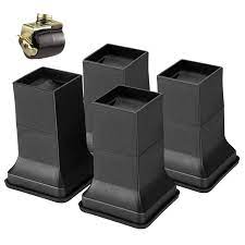 Softtech height adjustable steel bed risers. Kyrieval 6 Inch Bed Risers U Shape Furniture Risers For Caster Wheels Heavy Duty Adjustable Bed Lifts Height 2 4 Or Buy Online In Brunei At Brunei Desertcart Com Productid 168346059