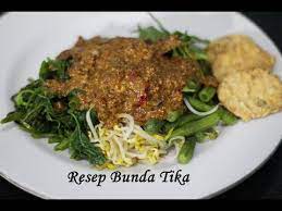 Resep Pecel Sayuran Super Enak Dan Praktis Ala Bunda Tika Youtube