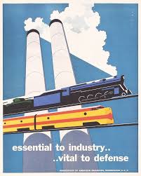 Sold Price Rare Original 1950s Joseph Binder Us Rail Travel Poster April 6 0117 12 30 Pm Pdt Train Posters Travel Posters Railroad Art
