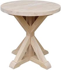 Amazon Com International Concepts Unfinished Furniture In 2020 End Tables Unfinished Furniture Wood End Tables