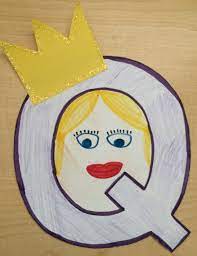 Fun, cute art for kids! 20 New For Q For Queen Drawing For Kids Perangkat Sekolah