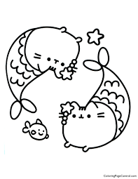 Pusheen is a cartoon cat who is the subject of comic strips and sticker sets on facebook. Pusheen Cat Coloring Pages Coloring Home