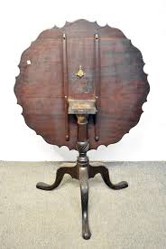 Chippendale Mahogany Pie Crust Tea Table Tea Table Chippendale Mahogany