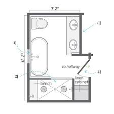 Check out these master bathroom floor plans from standard size to 5 star ensuite luxury. A Diy Attic Master Bath Retreat This Old House Small Bathroom Floor Plans Master Bathroom Layout Bathroom Plans