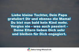 L Geburtstagswunsche Fur Die Tochter Von Den Eltern 2021 Neu
