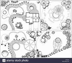 Coloring Landscape Design Fresh Landscape Vector Line Lovely Popular And Inspirational Landscape Design Drawings Landscape Design Nursery Landscape Design