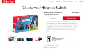 + 3 999,41 rub за доставку. Fortnite Bundle For Nintendo Switch Coming October 5 Allgamers