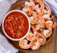 Lift the colander out of the water and refill the basin with cold water again. Shrimp Cocktail Dinner Then Dessert