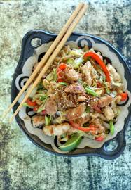 Others may just see leftover pork, but we see a world of delicious possibilities. Keto Crispy Pork Noodle Stir Fry Low Carb I Breathe I M Hungry