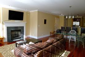 rustic color paint living room kitchen