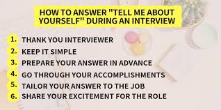 Check spelling or type a new query. How To Answer The Interview Question Tell Me About Yourself