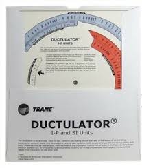 details about ductulator duct sizing calculator slide chart graph