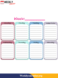 Last updated on march 1, 2020. Free Blank Printable Weekly Calendar 2020 Template In Pdf Weekly Calendar