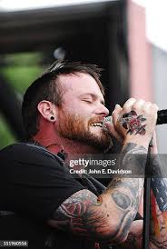 Ryan Hoke of Candlelight Red performs at the Aarons Amphitheatre at... News  Photo